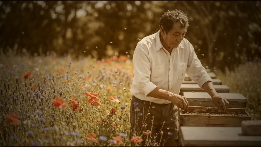 Don Pascual, master beekeeper