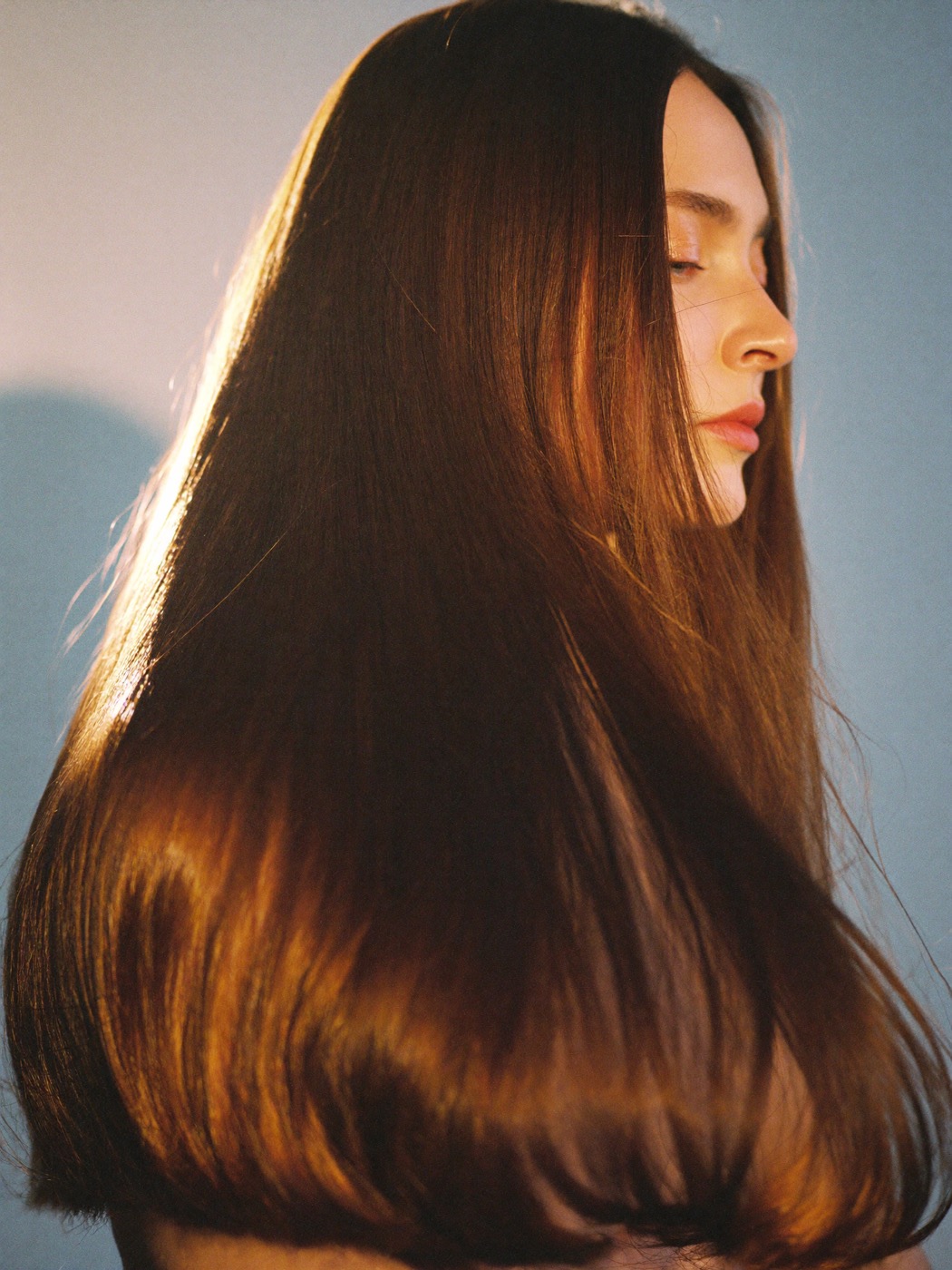 after huni - glossy, hydrated hair